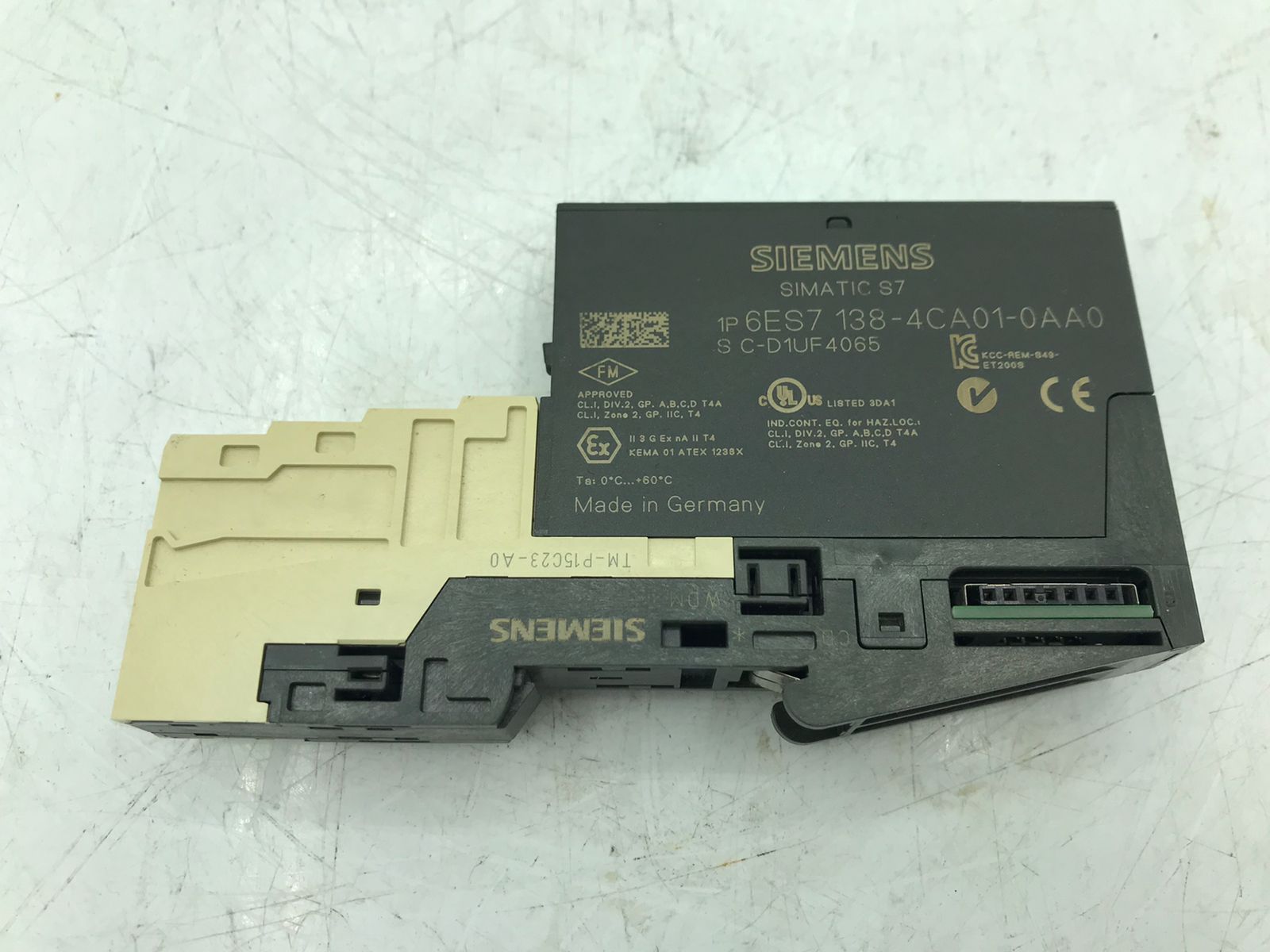 π Siemens 6ES7β193β4CD30β0AA0 + 6ES7β138β4CA01β0AA0 ET200S Modules β‘ 24V DC