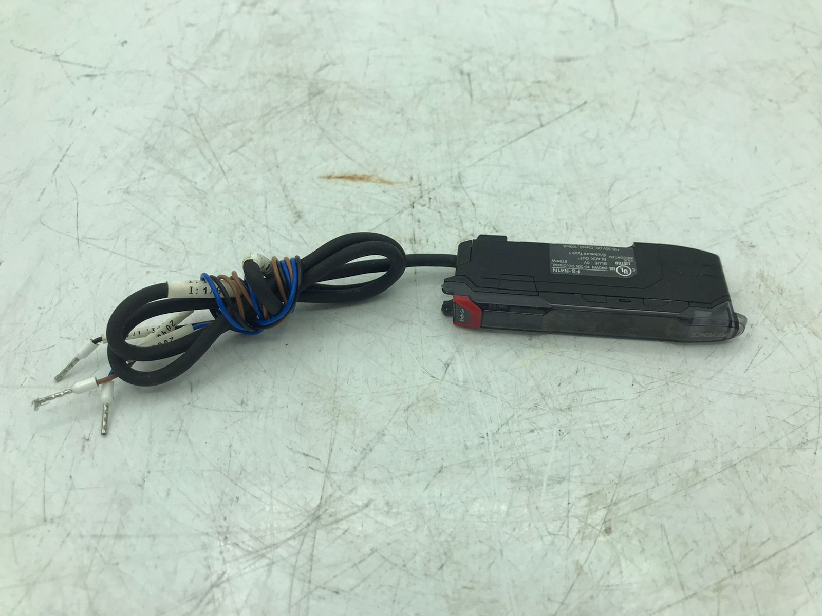 Keyence FS-N41N Fiber Optic Amplifier ⚡ NPN Cable Type S-HSPD Used/Tested ✅ - Image 3