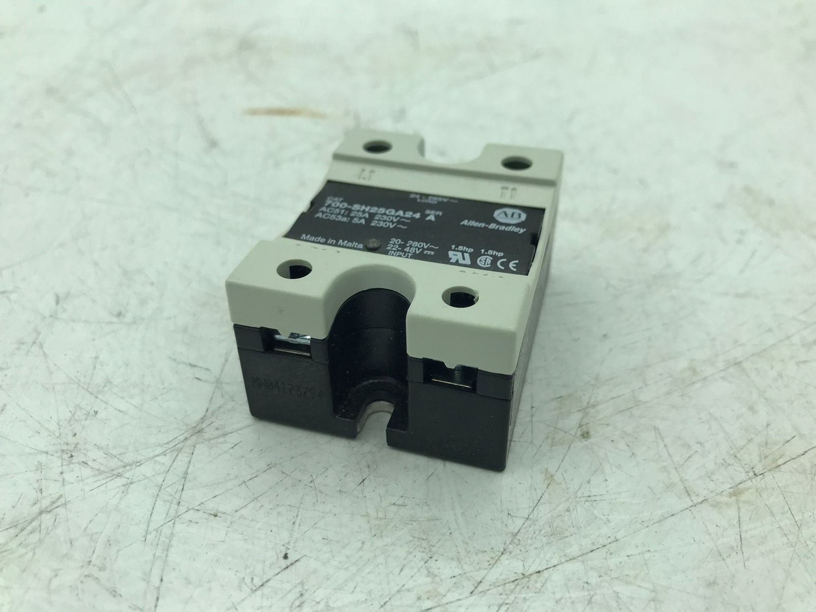 AB 700-SH25GA24 Solid State Relay ⚡ 25A Hockey Puck Zero-Cross Used - Image 2