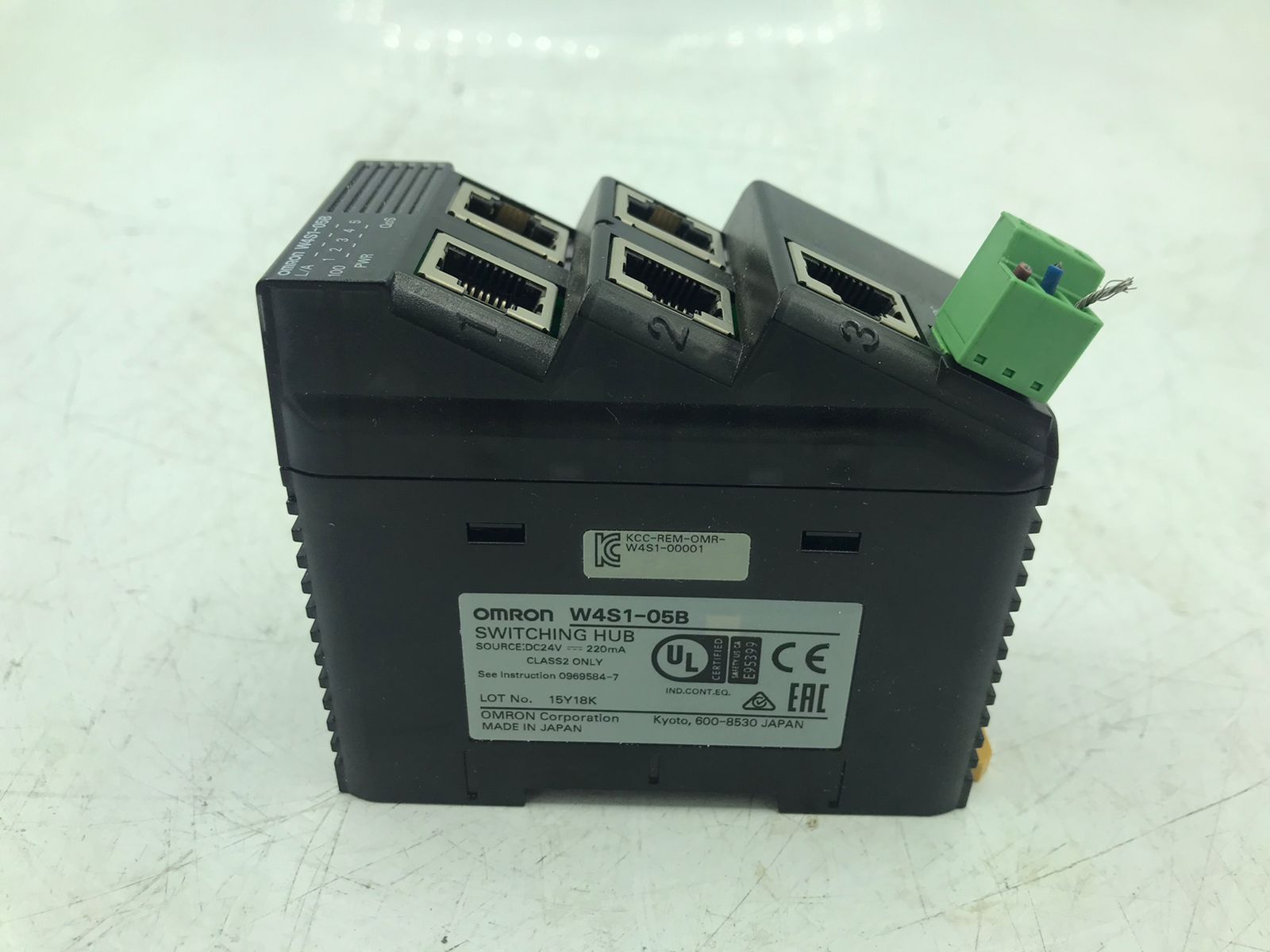 OMRON W4S1-05B Ethernet Switch π 5-Port Unmanaged Industrial Hub Used/Tested β
- Image 2