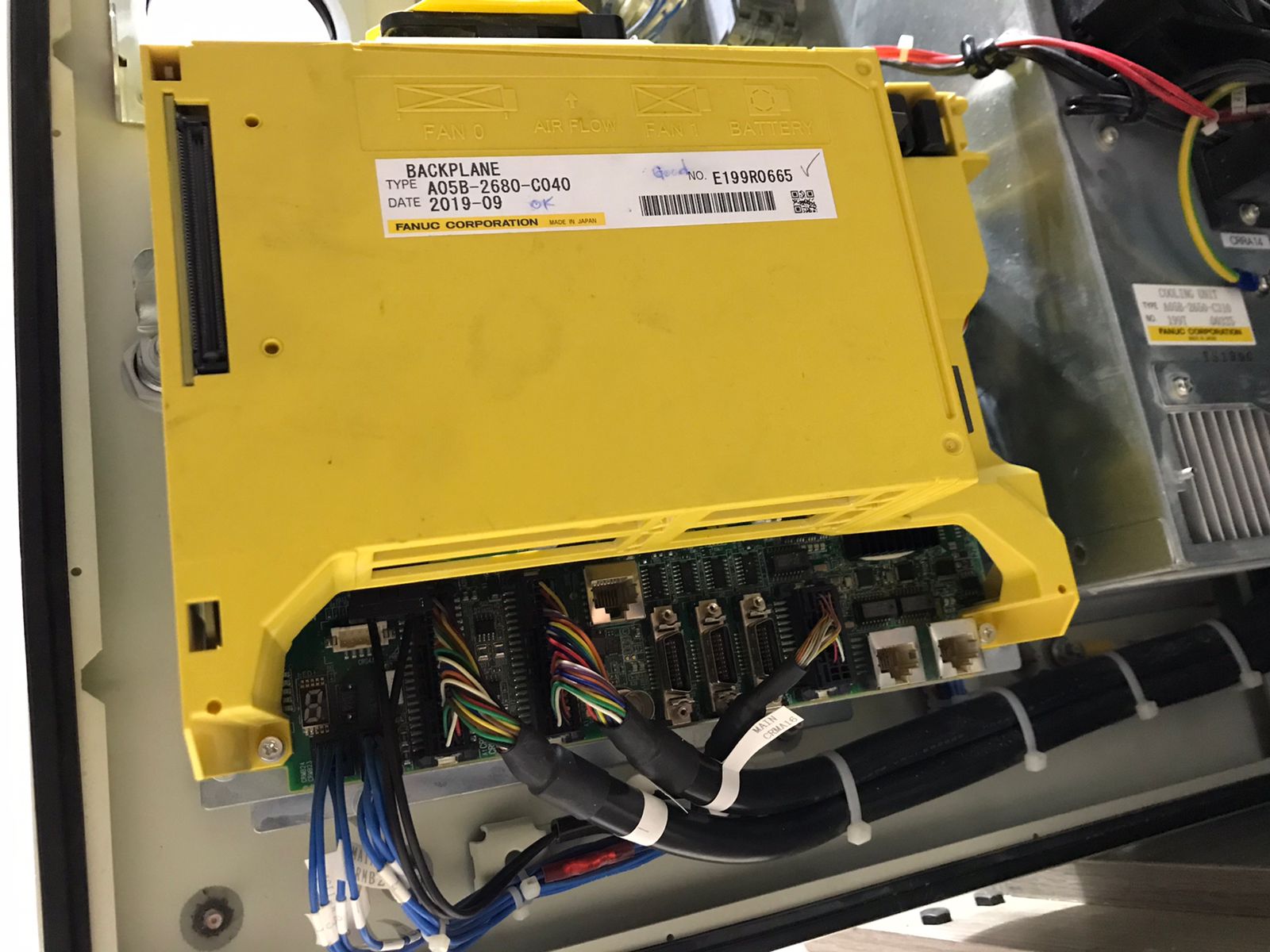 FANUC A05B-2680-C040 V9.10P/10 Host Control System PCB π R-30iB PLUS Backplane Used