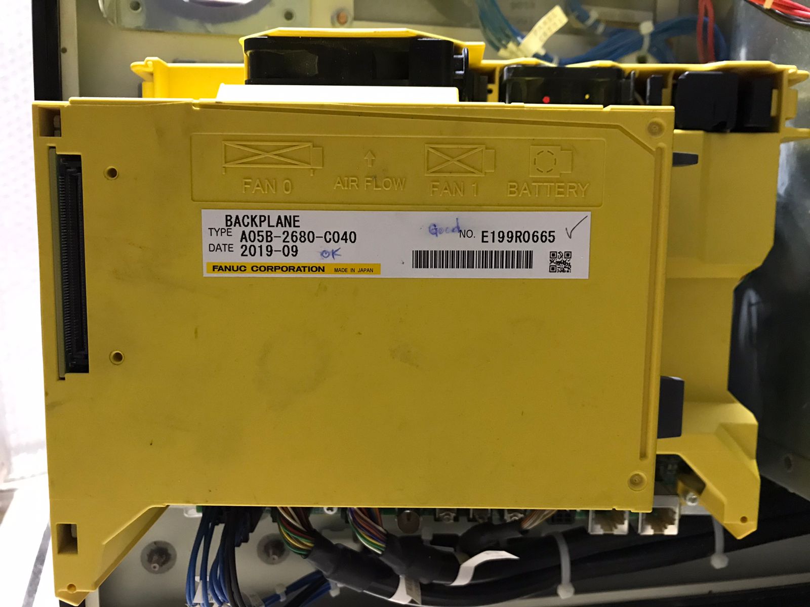 FANUC A05B-2680-C040 V9.10P/10 Host Control System PCB π R-30iB PLUS Backplane Used - Image 3