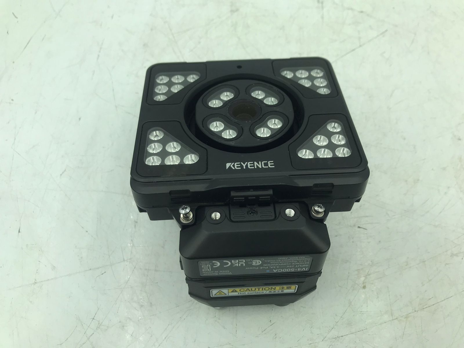 Keyence IV4-500CA Smart Vision Sensor + IV4-L5C Dedicated Lighting Unit - Used