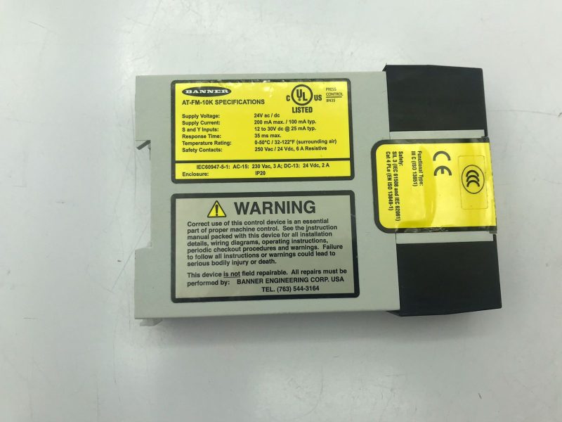 Banner AT-FM-10K Safety Relay Duo-Touch Two-Hand Control Module