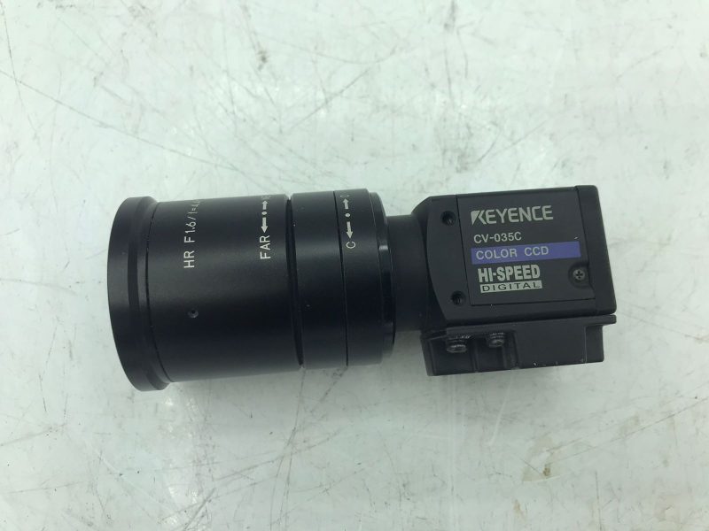 Keyence CV‑035C Digital Double‑Speed Color Camera 1/3″ CCD Used ✅
