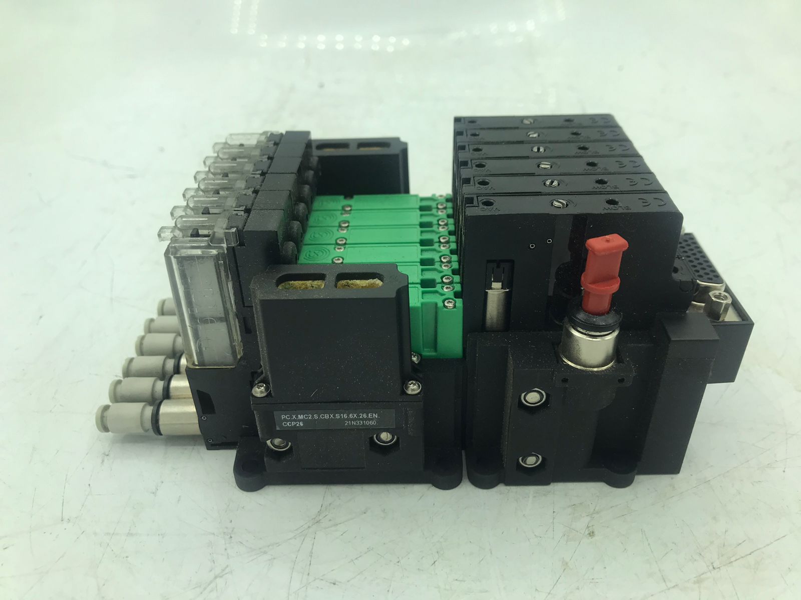 PIAB PC.X.MC2.S.CBX.S16.6X.26.EN.CCP26 Vacuum Generator Module 6-Station Used
