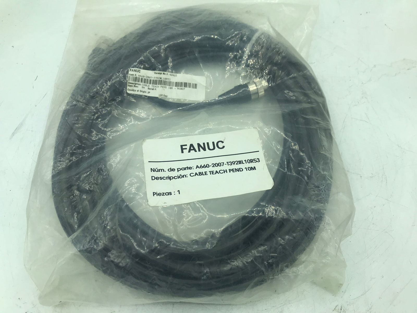 FANUC A660-2007-T392#L10R53 Teach Pendant Signal Cable | New | Fast Shipping