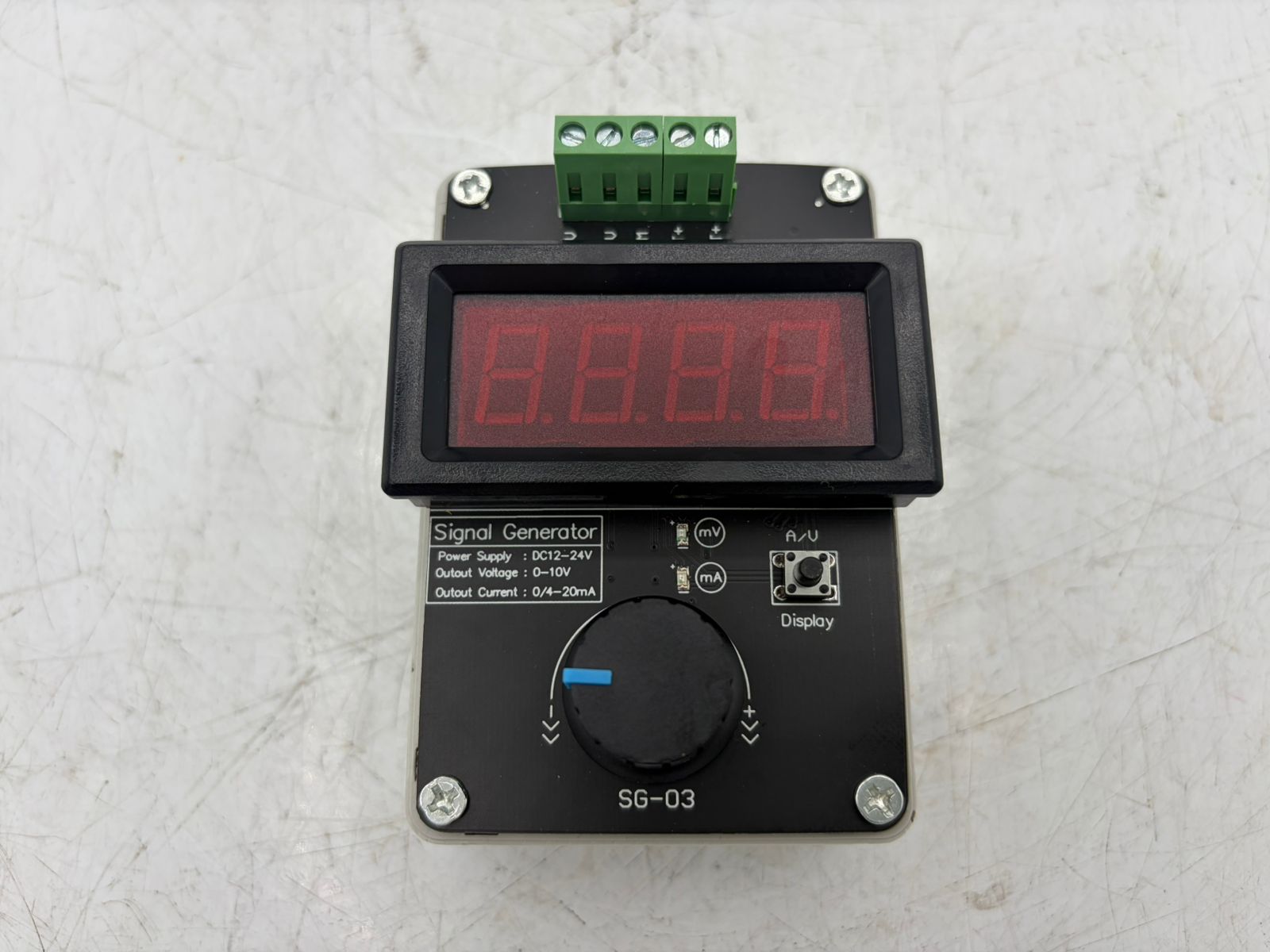 NEW DROK SG-03 Signal Generator 0-10V 4-20mA Current Voltage Simulator PLC NO BOX