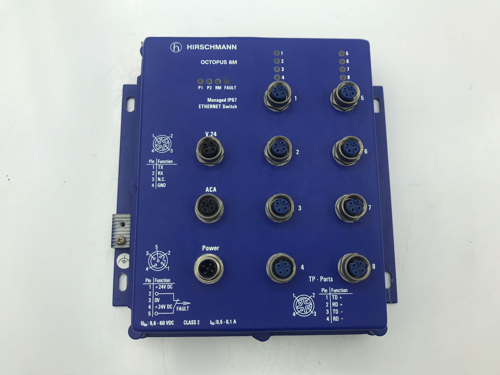 Hirschmann OCTOPUS 8M GM Managed IP67 Ethernet Switch 8-M IP-67 Control Module A