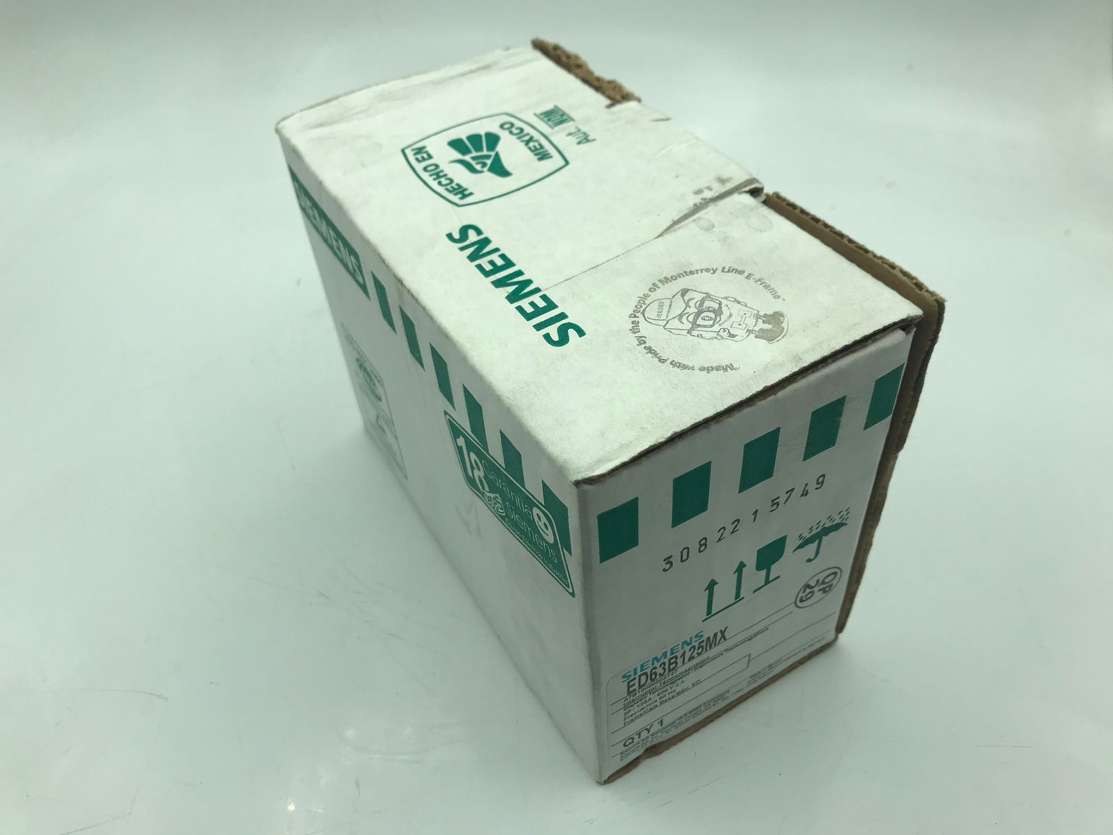 ED63B125MX - Siemens - Molded Case Circuit Breaker Bolt On - 125 Amp - 3 Pole - 600 Volt - Image 2