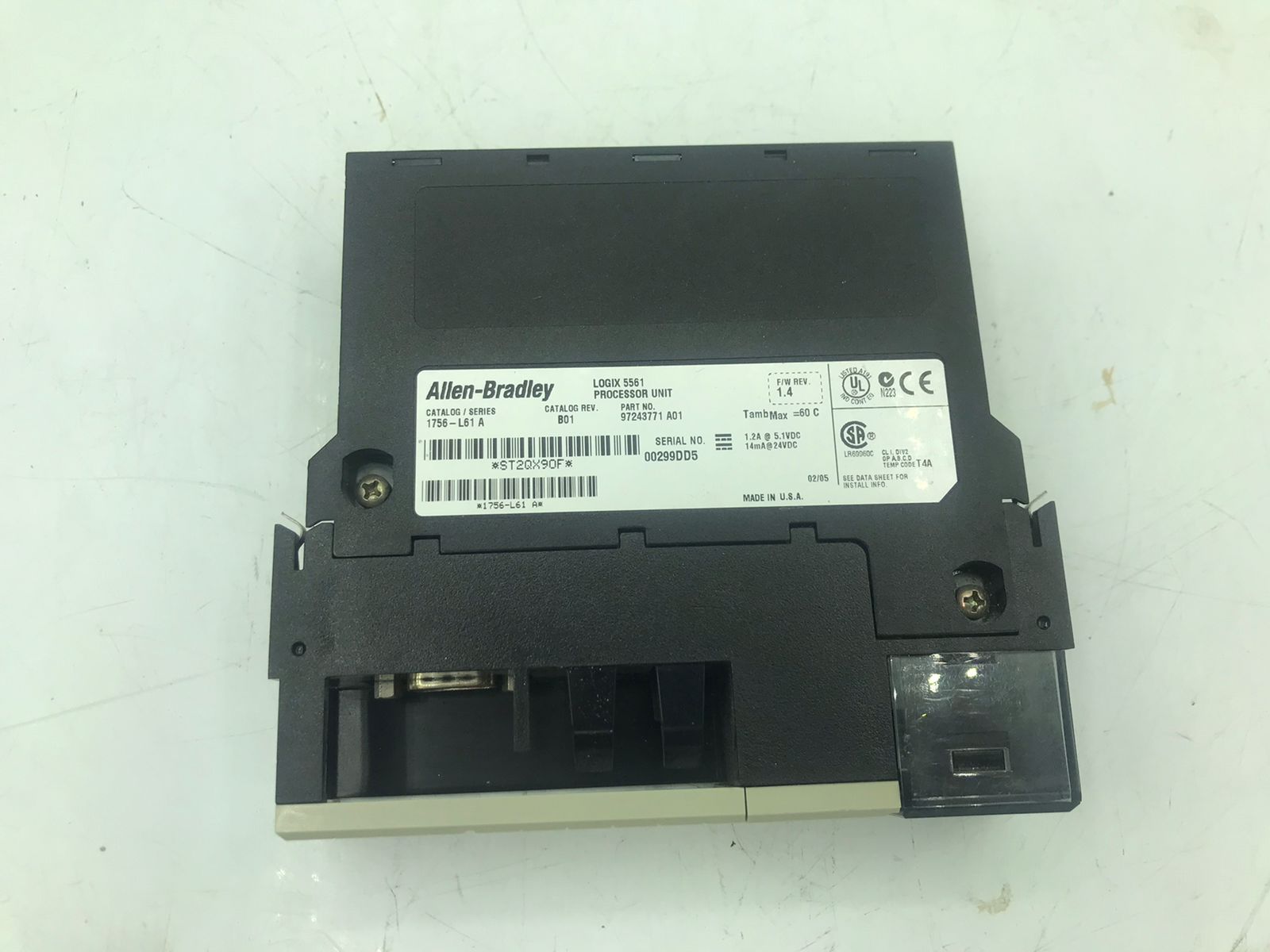 CPU processor 1756-L61 Ser. A Logix 5561 Processor Unit - Image 3