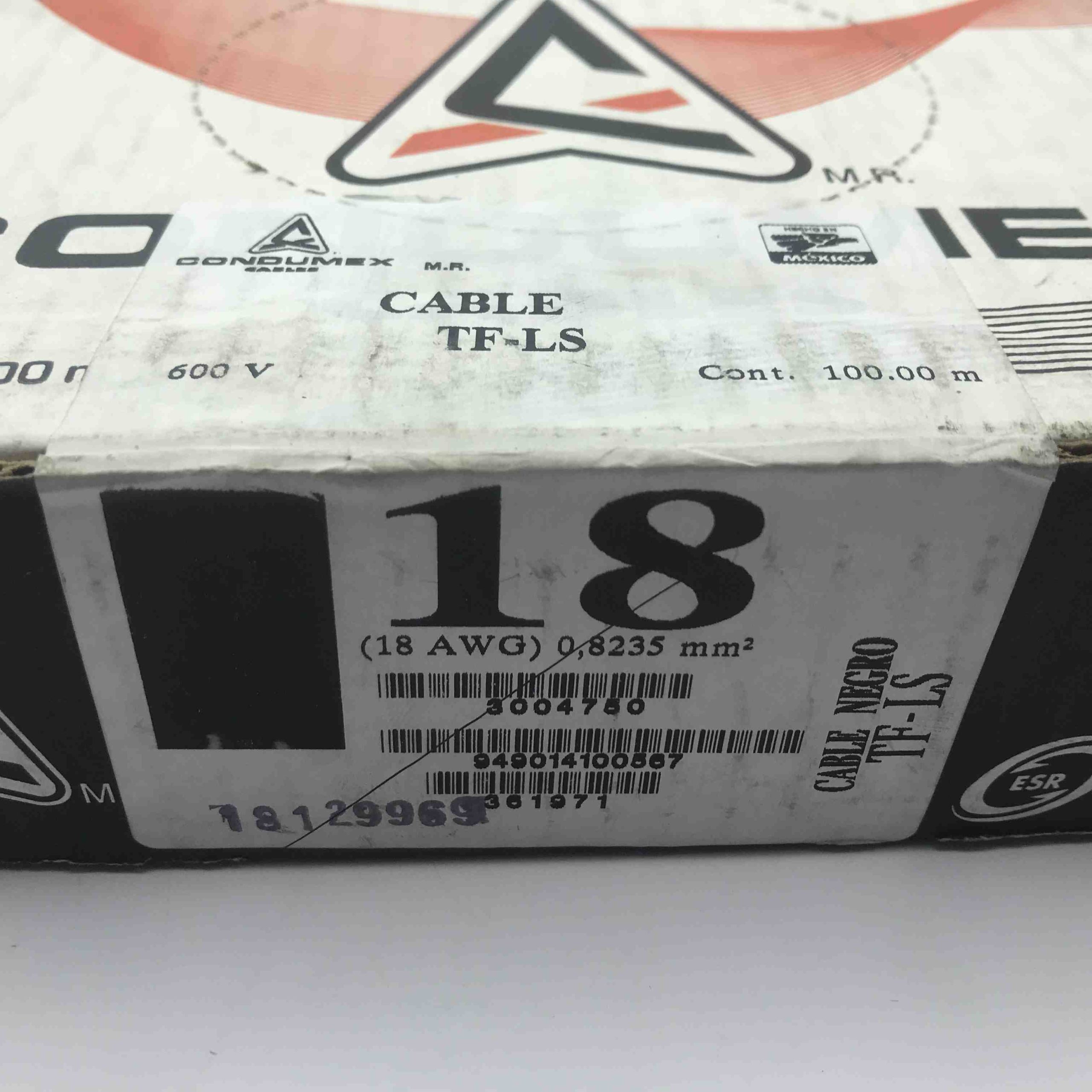 TF-LS CONDUMEX CABLE BLANCO 18AWG 600V - Image 2