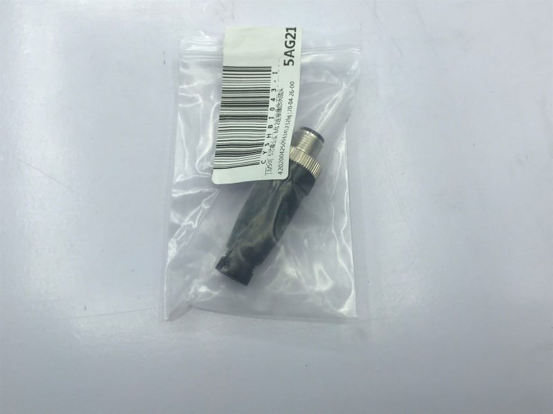 CONTECTOR M12 5 PINES MACHO ANGULO 90 GRADOS