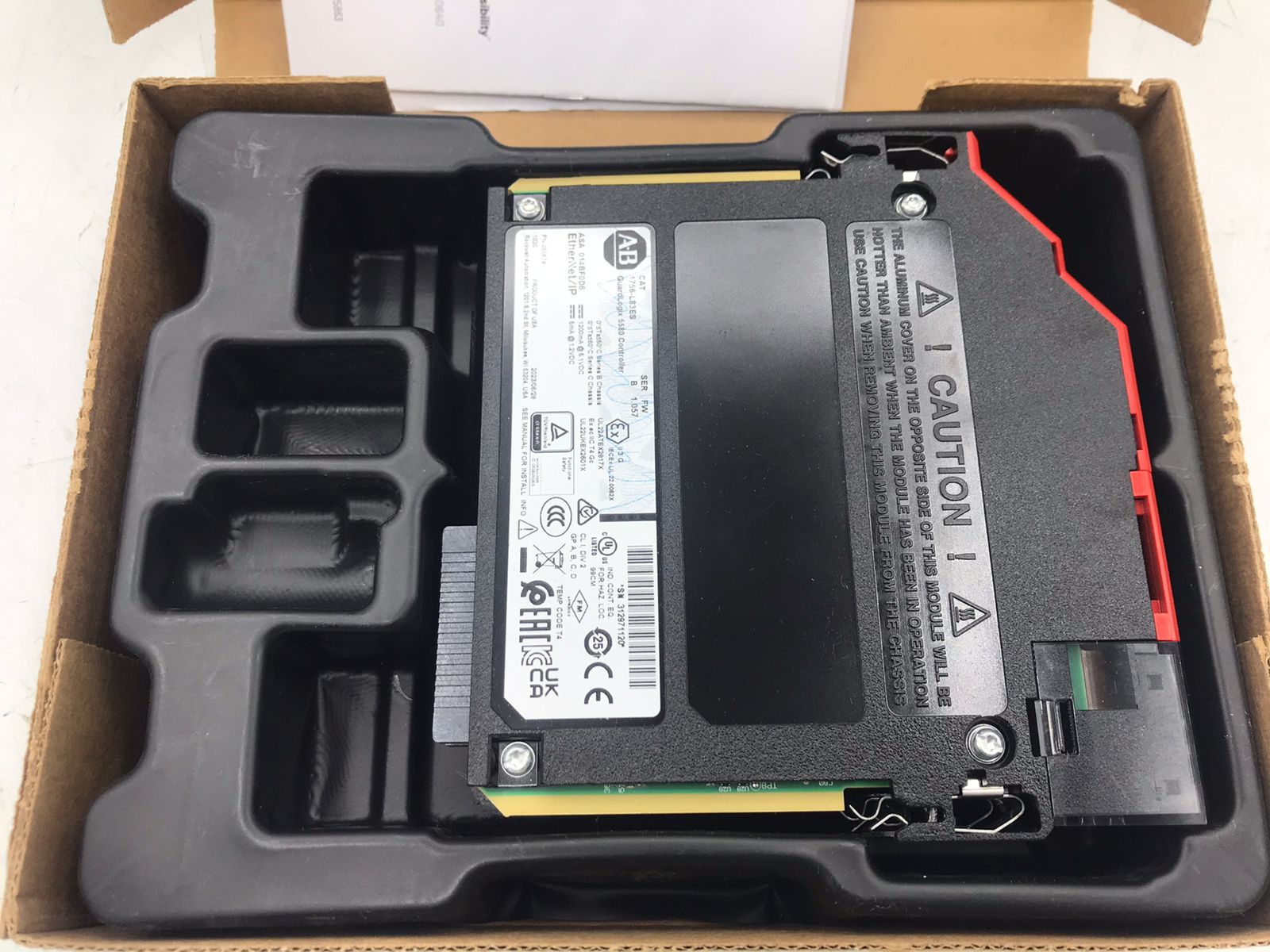 1756-L83ES Industrial Safety Controller Module 10MB Ethernet PLC Open Box New