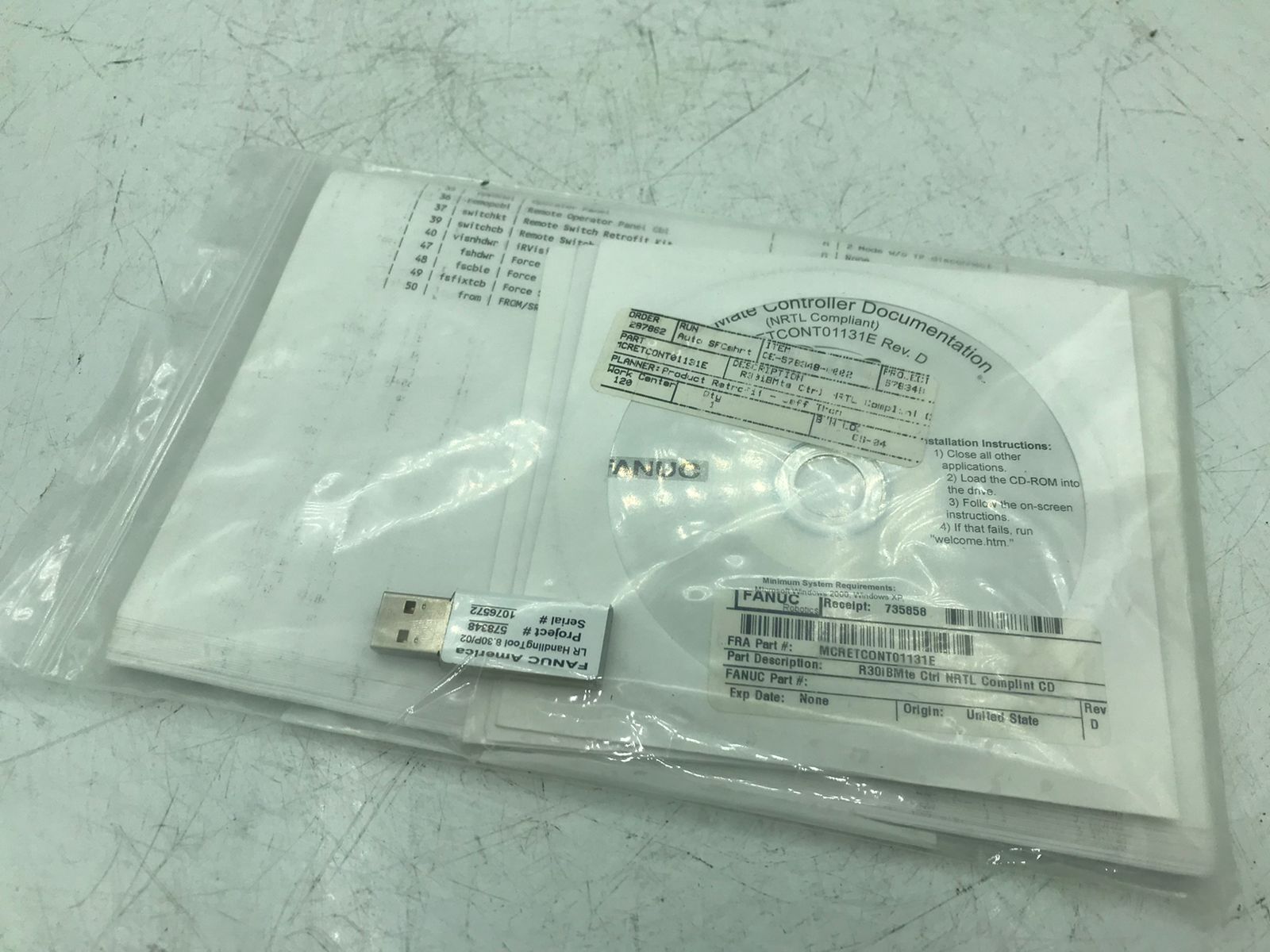 FANUC MCRETCONT01131E R-30iB Mate V8.30 Controller Assembly