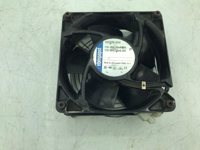 ebm-papst 4600N-466 Axial Compact Fan 115VAC 119x119x38mm 18W Industrial Used Tested