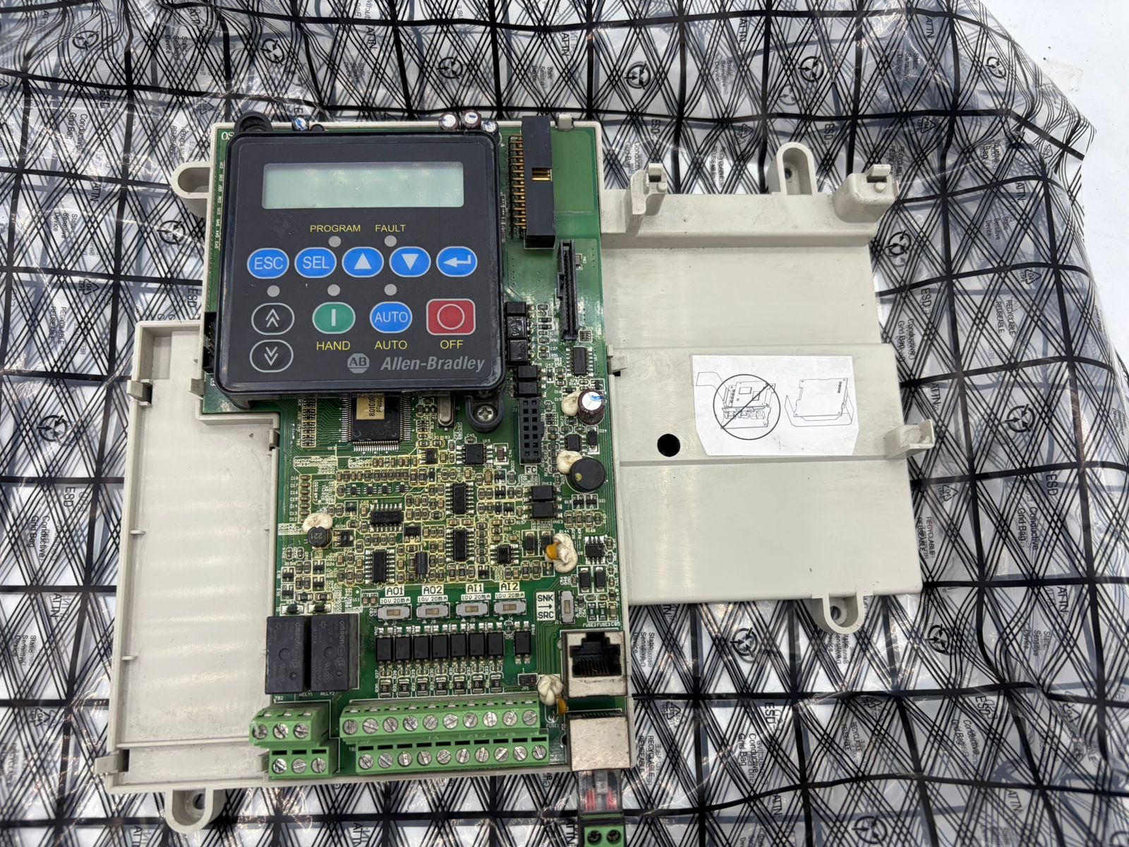 2945401706 PowerFlex VFD Main Control Board HMI Keypad Display Assembly Used