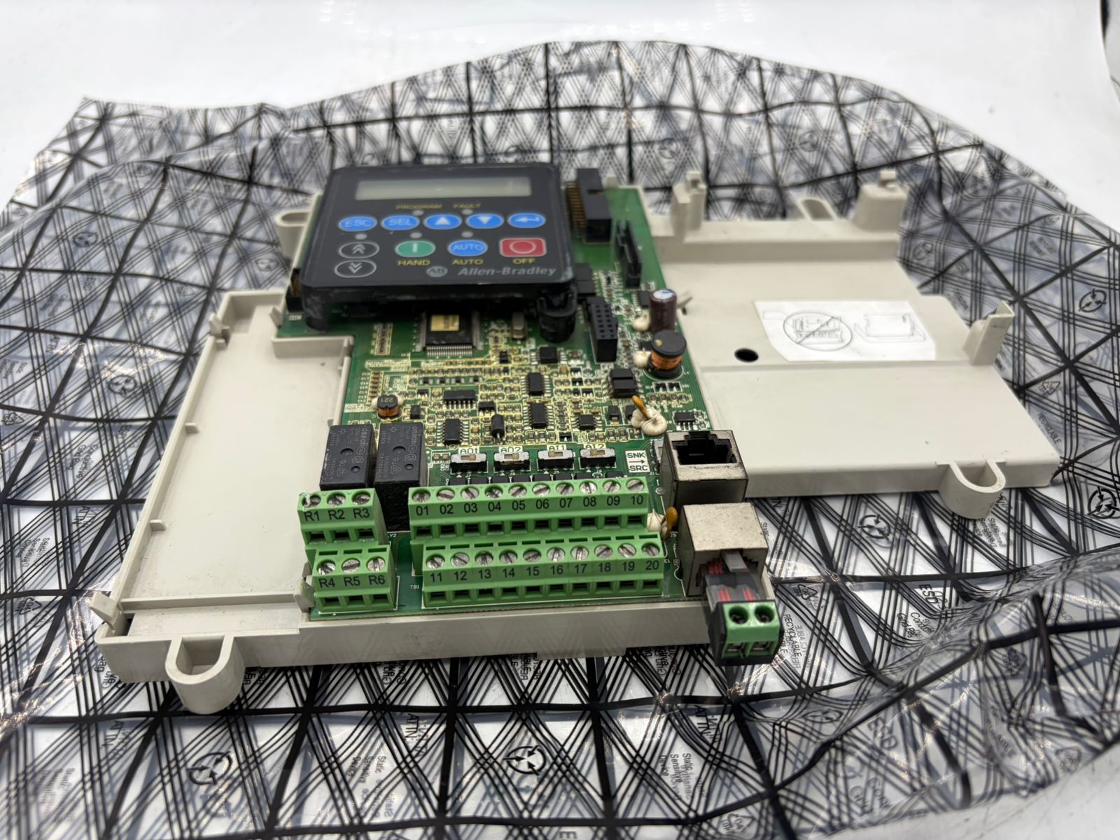 2945401706 PowerFlex VFD Main Control Board HMI Keypad Display Assembly Used