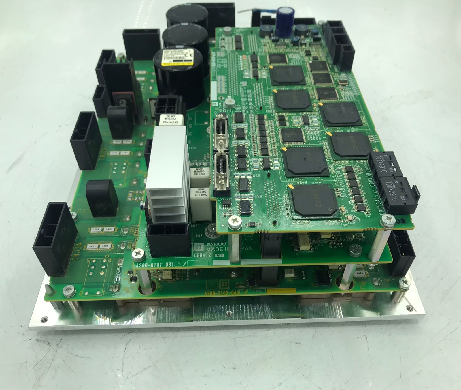 FANUC A20B-2102-0405 Servo Control PCB Board Bundle A20B-8101-0815 0790 Kit USED