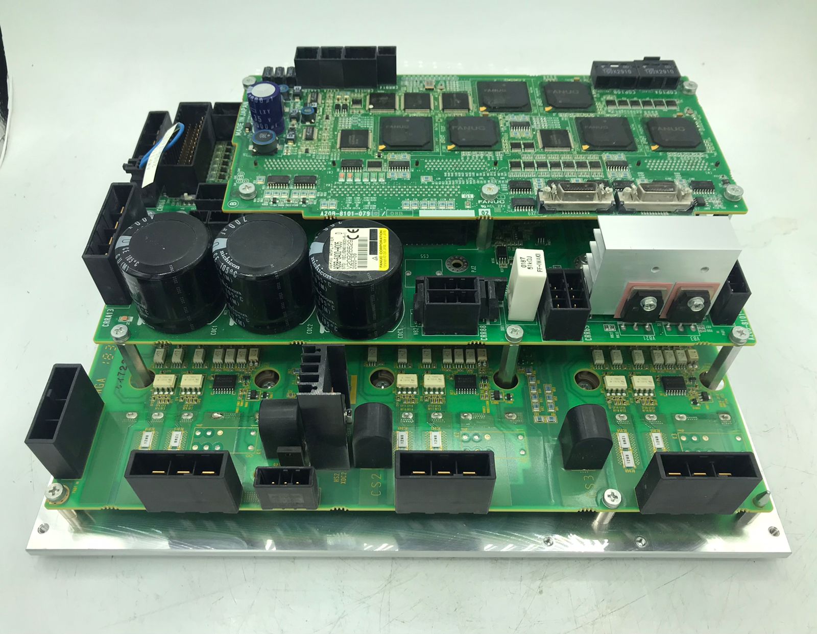 FANUC A20B-2102-0405 Servo Control PCB Board Bundle A20B-8101-0815 0790 Kit USED