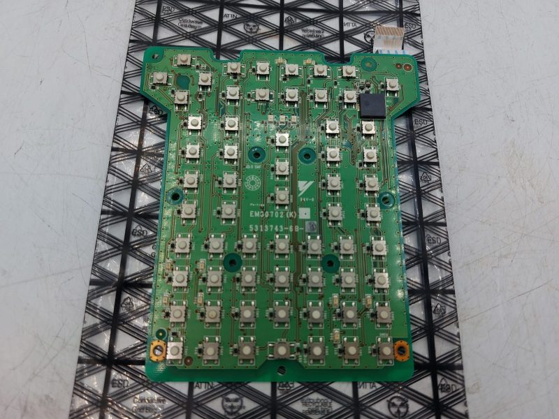 Yaskawa Motoman EMS0702(K) 5313743-6B Teach Pendant Keypad PCB Board DX100 DX200 Used