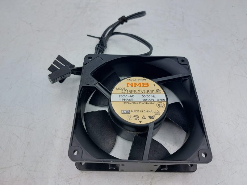 NMB 4715PS-23T-B30 AC 230V 119x38mm Axial Cooling Fan Industrial Cabinet CNC Used
