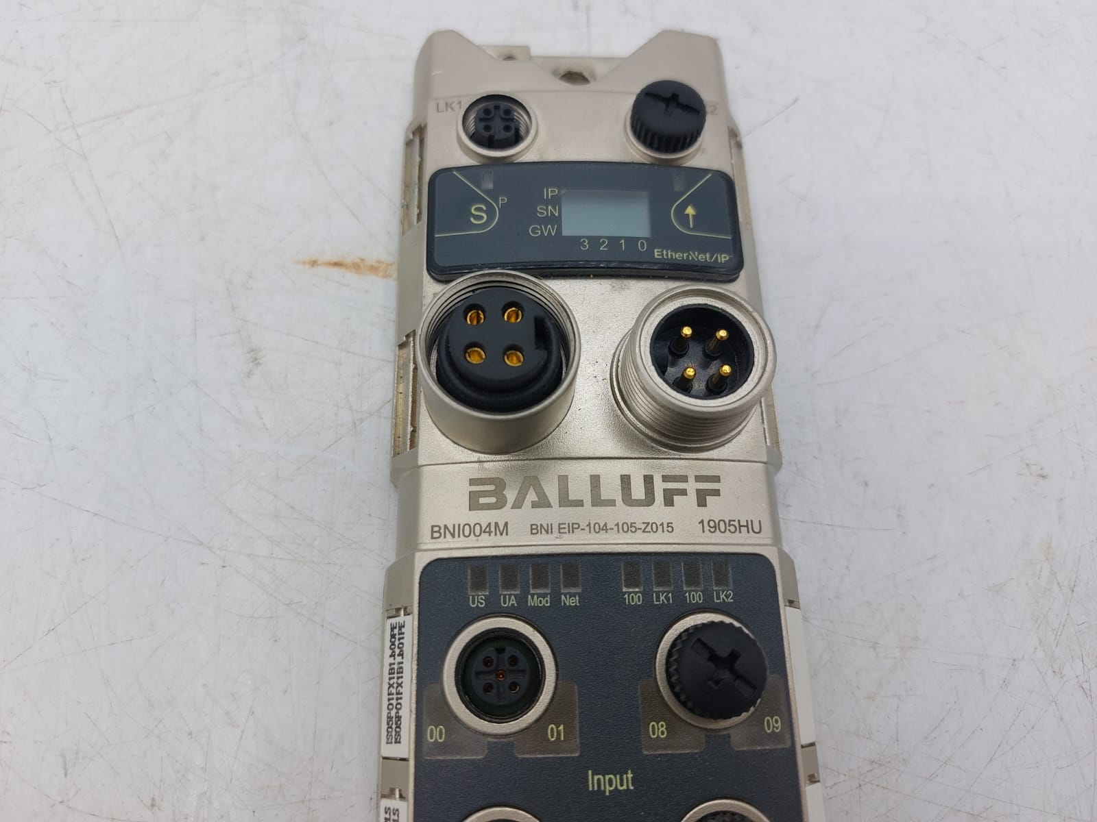 Balluff BNI004M BNI EIP-104-105-Z015 EtherNet/IP Network Module I/O Block