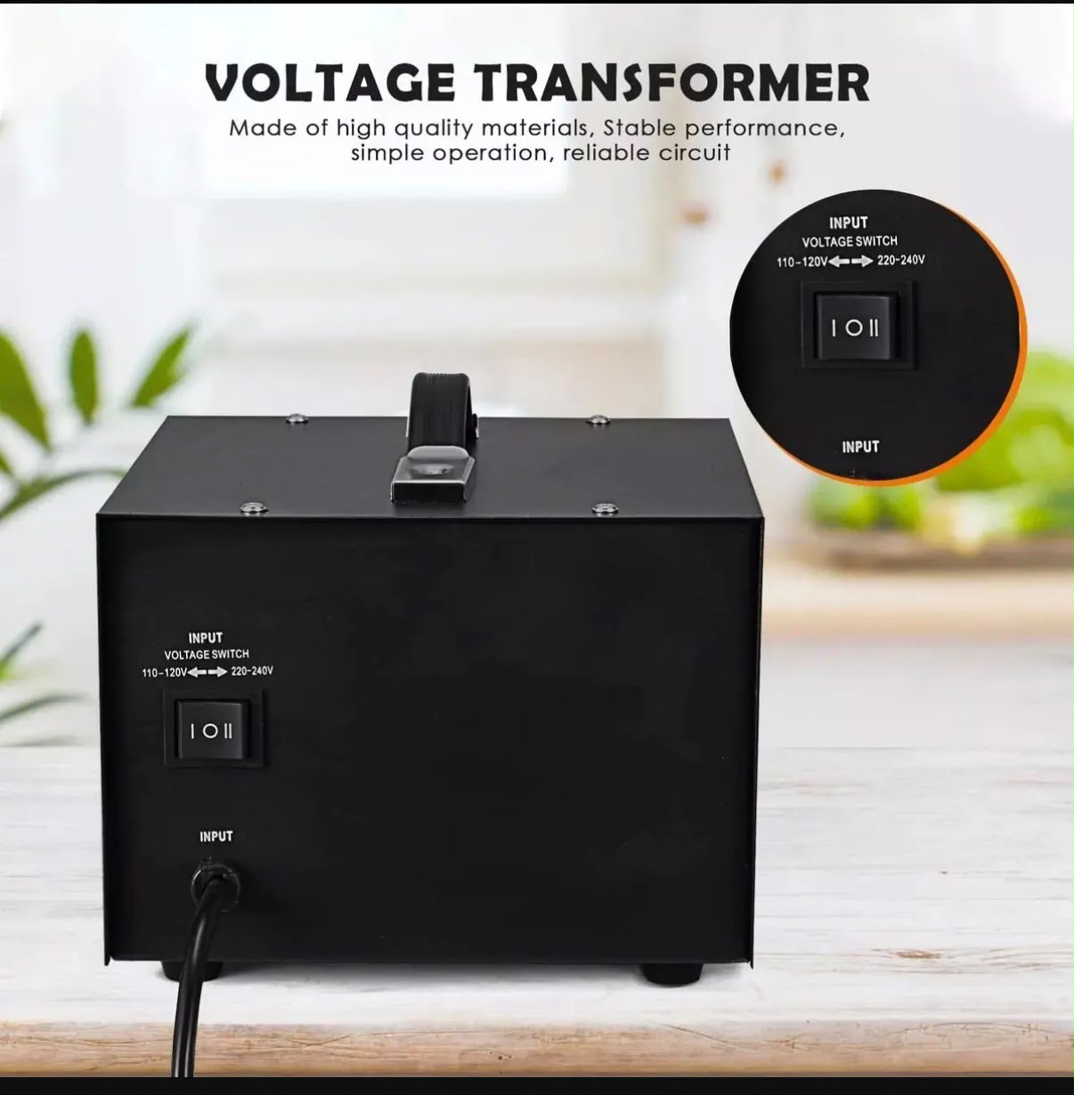 NEW ST-3000VA Step Up/Down Voltage Transformer Converter 3000W 110V 220V