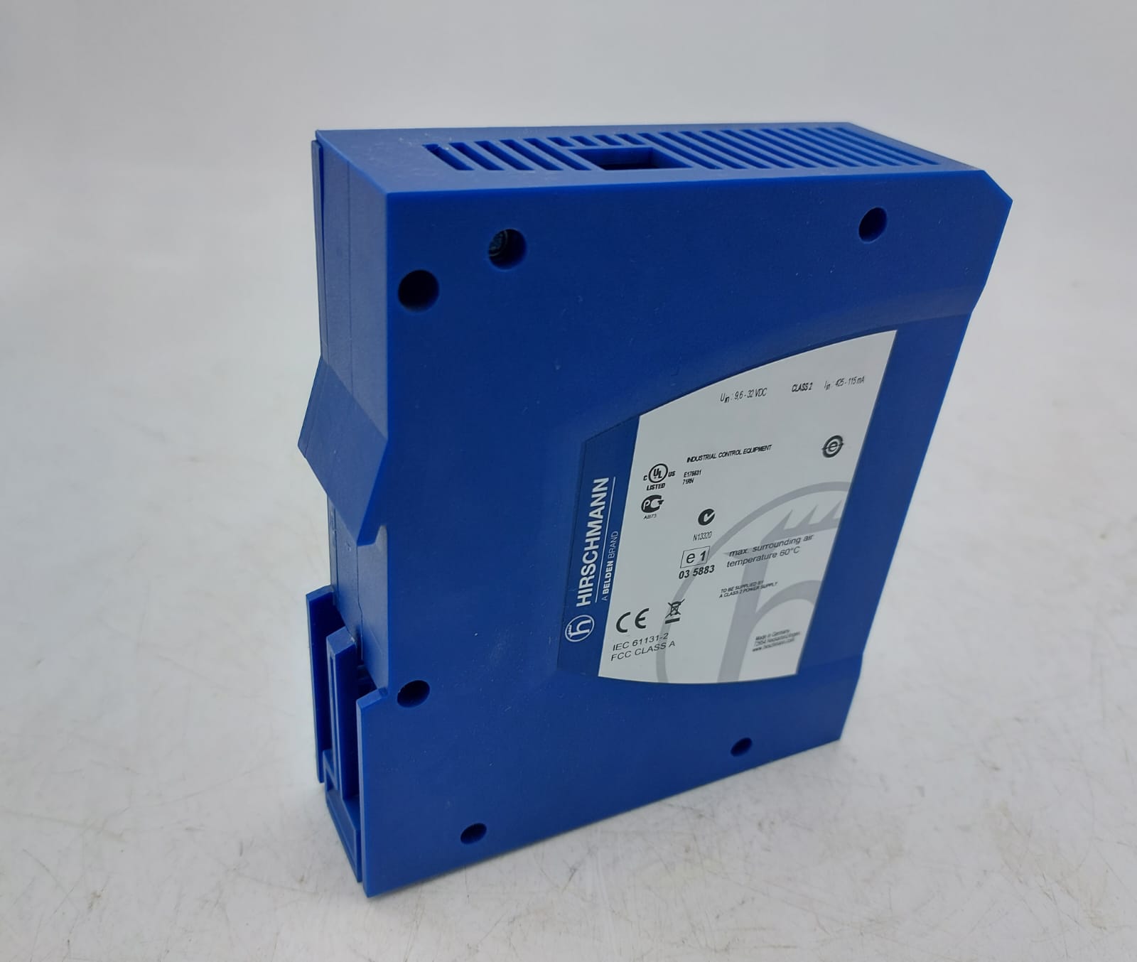 Hirschmann Belden SPIDER II 8TX Industrial Ethernet Rail Switch 8-Port 24VDC Used