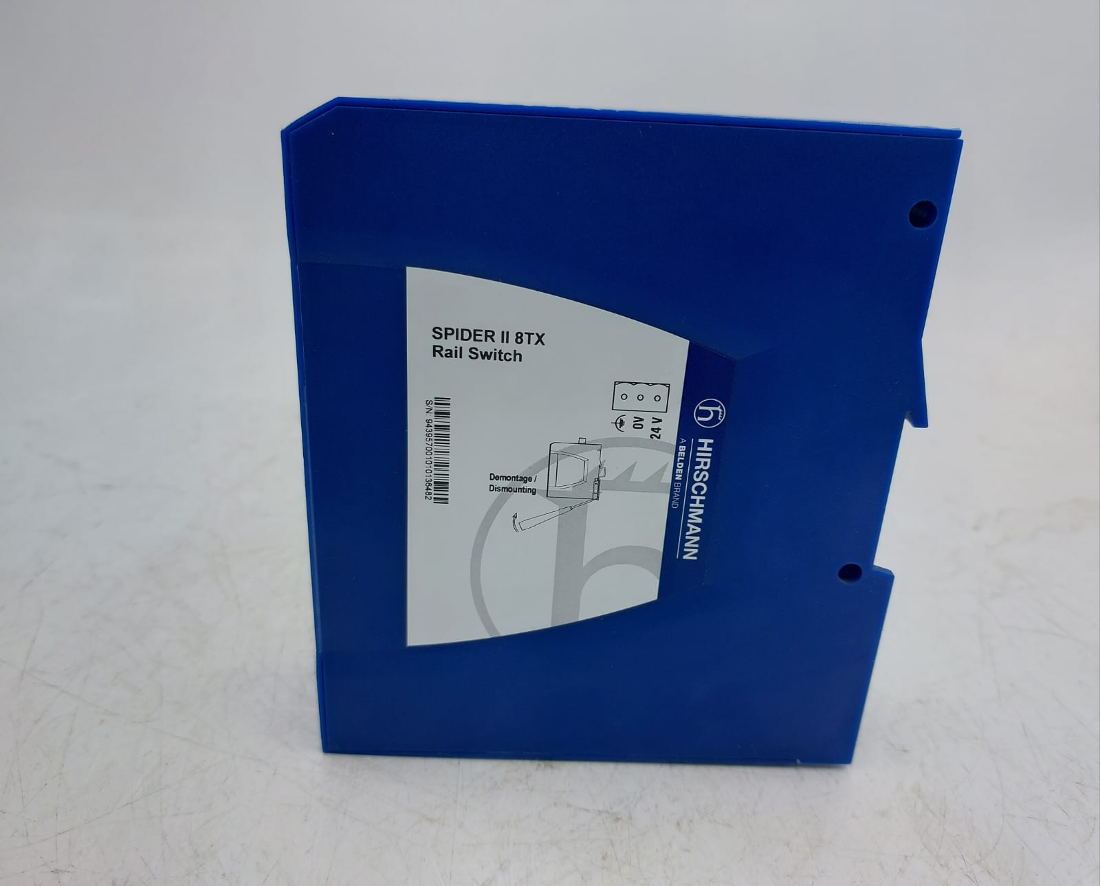 Hirschmann Belden SPIDER II 8TX Industrial Ethernet Rail Switch 8-Port 24VDC Used