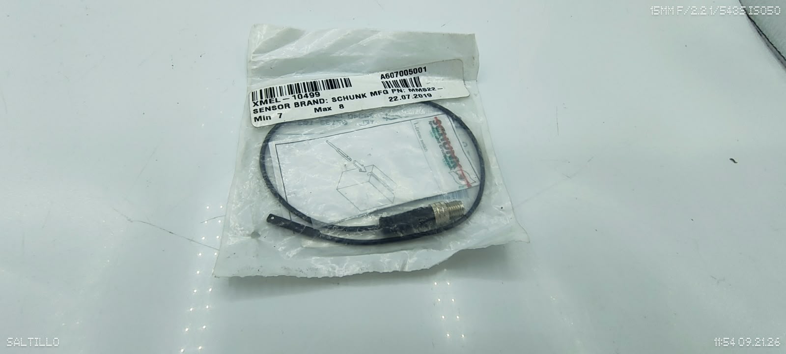 SCHUNK MMS22-SPM8 0301032 Electronic Magnetic Switch Sensor