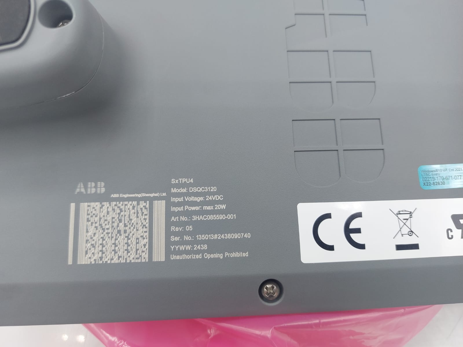 ABB DSQC3120 3HAC085590-001 FlexPendant Teach Pendant IRC5 SxTPU4 New No Box OEM - Image 2