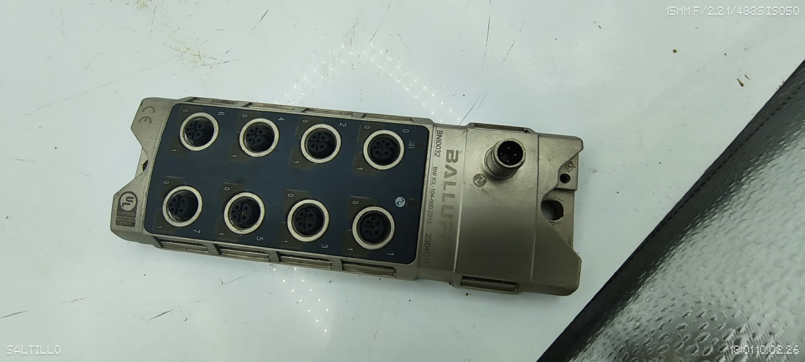Balluff BNI0032 BNI IOL-104-000-Z012 IO-Link Sensor Hub 8-Port 16 PNP Inputs Used