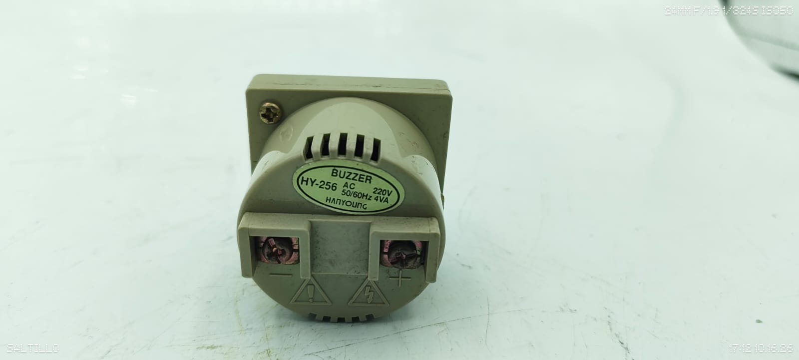 Hanyoung HY-256 Industrial Alarm Buzzer 220V AC 50/60Hz 4VA Used
