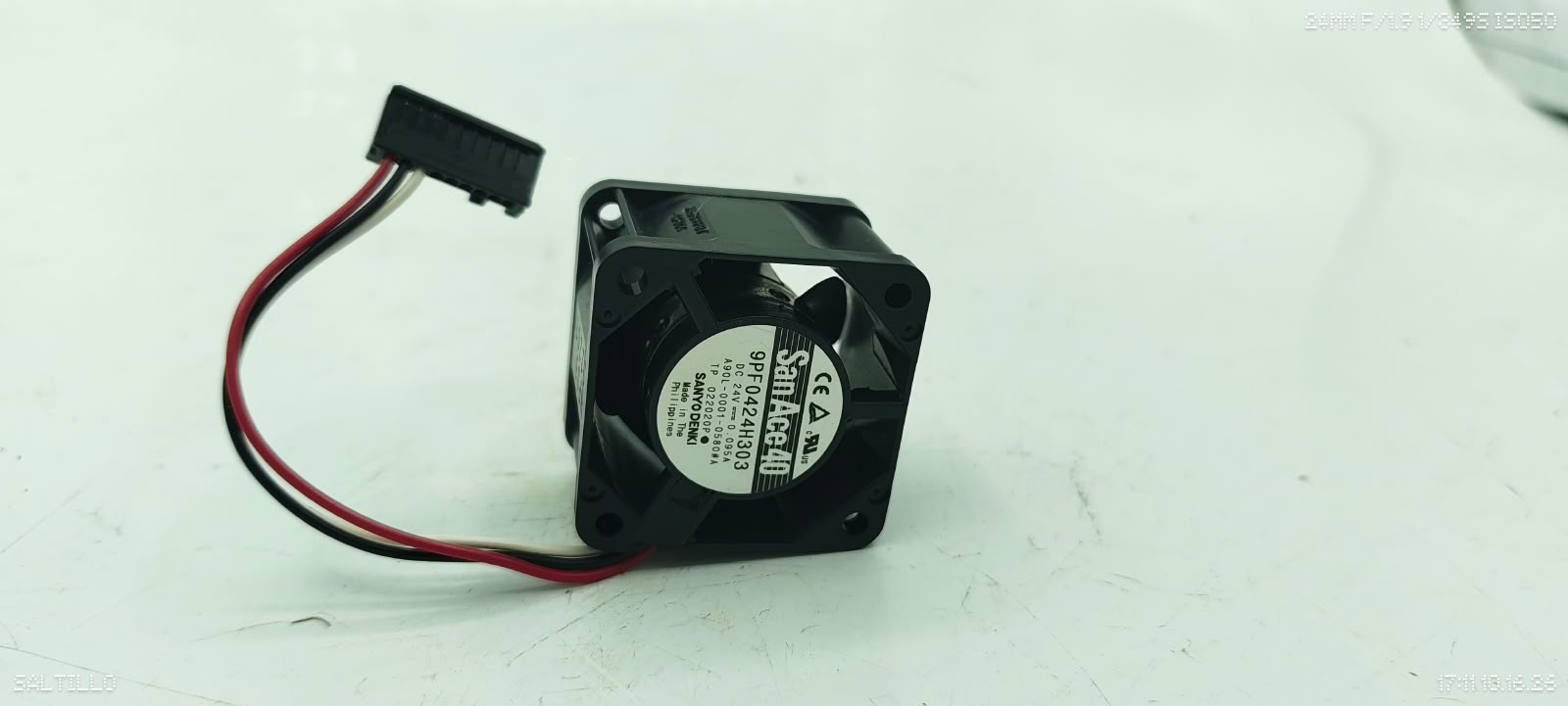 Sanyo Denki 9PF0424H303 FANUC A90L-0001-0580#A 24V Cooling Fan Working
