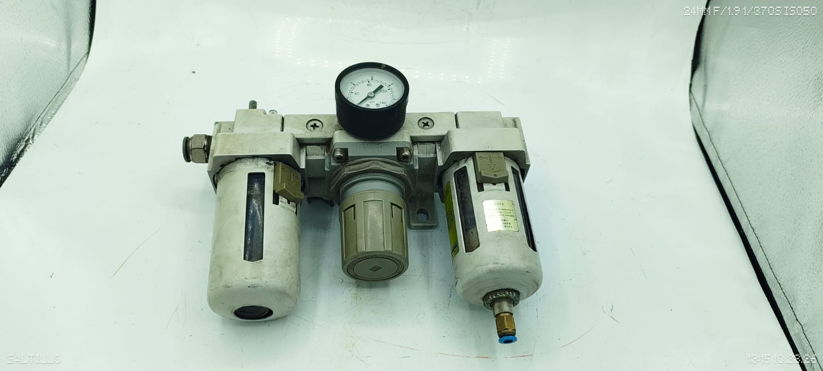 SKP SAF4000D SAR4000 SAL4000 Air Filter Regulator Lubricator FRL Assembly Used