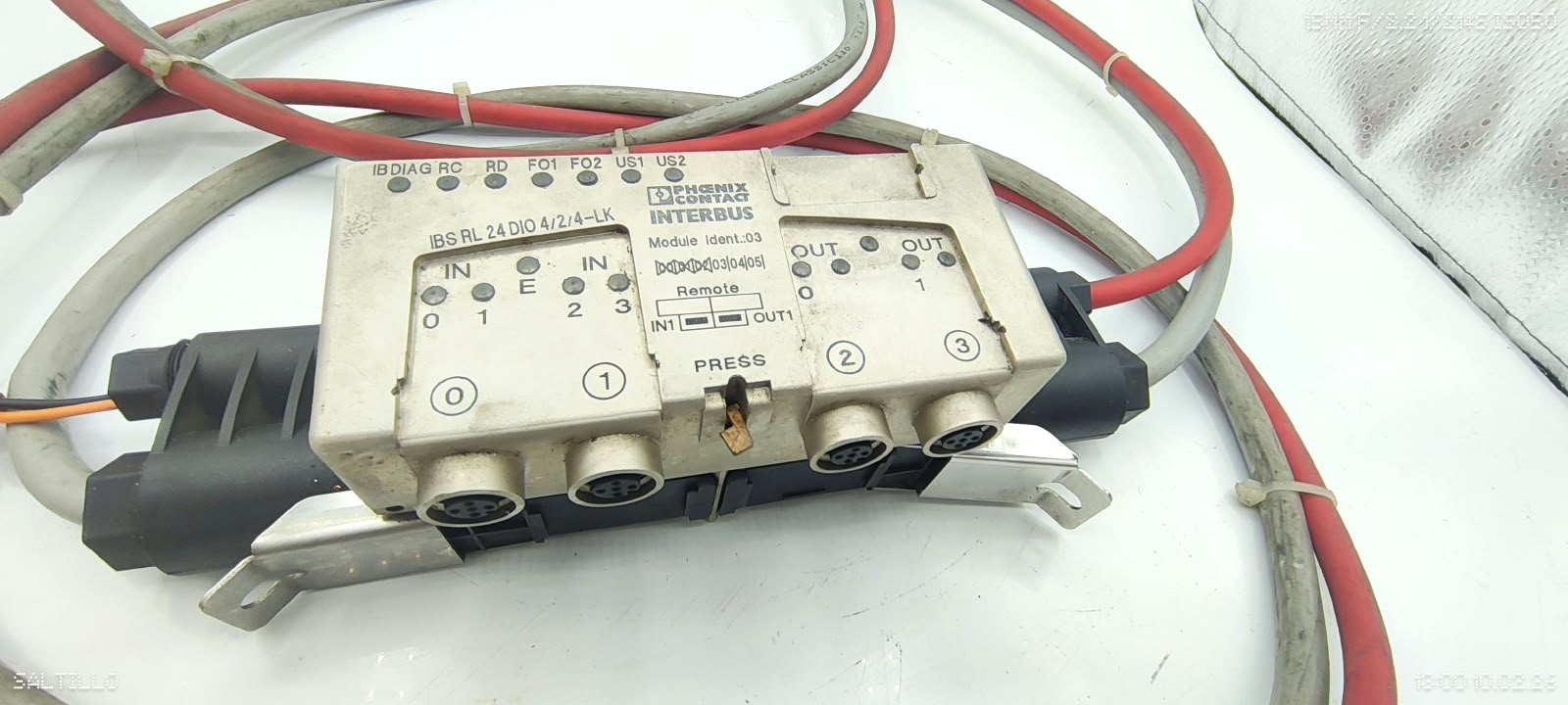 Phoenix Contact 2819985 IBS RL 24 DIO 4/2/4-LK INTERBUS Digital I/O Module Used - Image 2