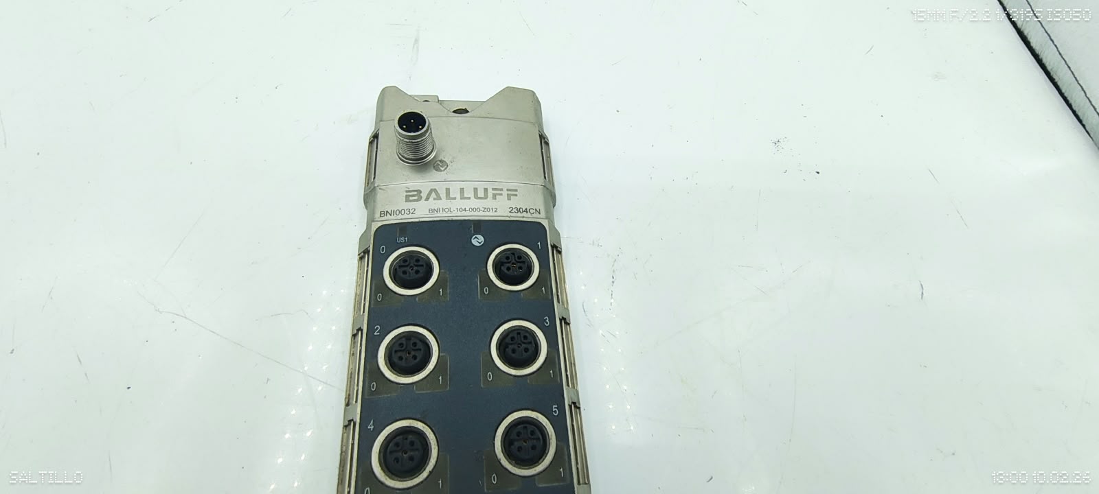 Balluff BNI0032 BNI IOL-104-000-Z012 IO-Link Sensor Hub 8-Port 16 PNP Inputs Used - Image 3
