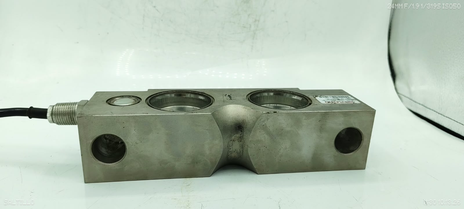 ANYLOAD 102BH-75Klb-02 Load Cell 75000 lb Double Ended Beam Cut Cable Used - Image 2