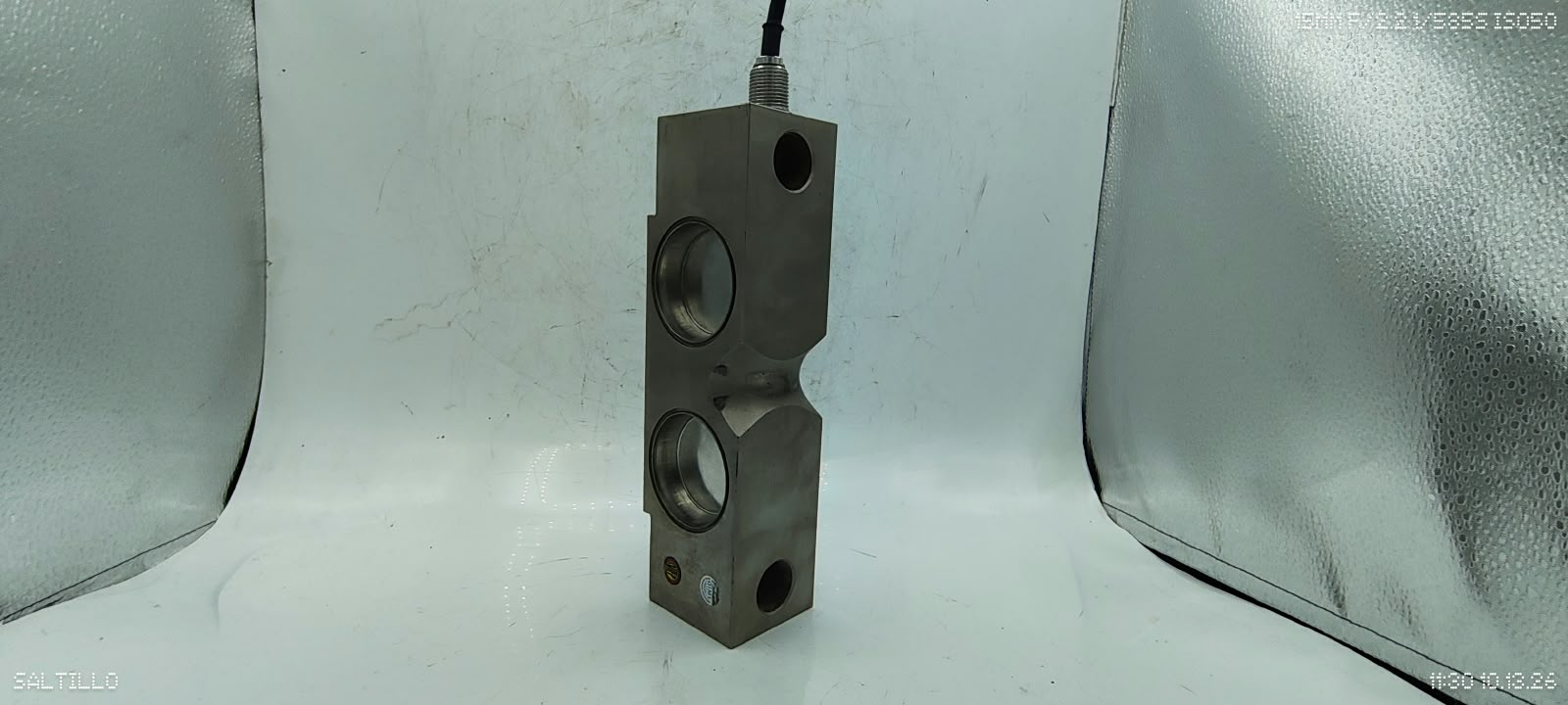 ANYLOAD 102BH-75Klb-02 Load Cell 75000 lb Double Ended Beam Cut Cable Used - Image 3