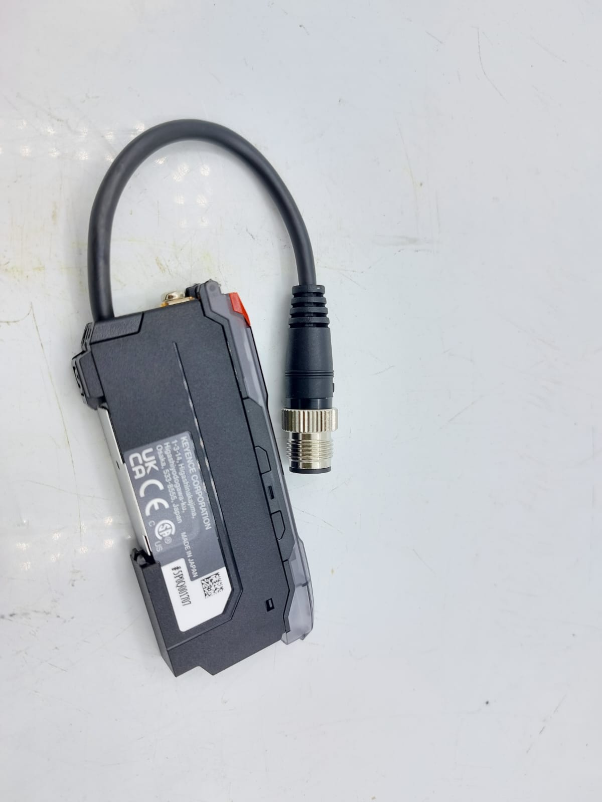 KEYENCE FD-EPA1C Flow Pressure Sensor Amplifier IO-Link M12 24VDC New - Image 2