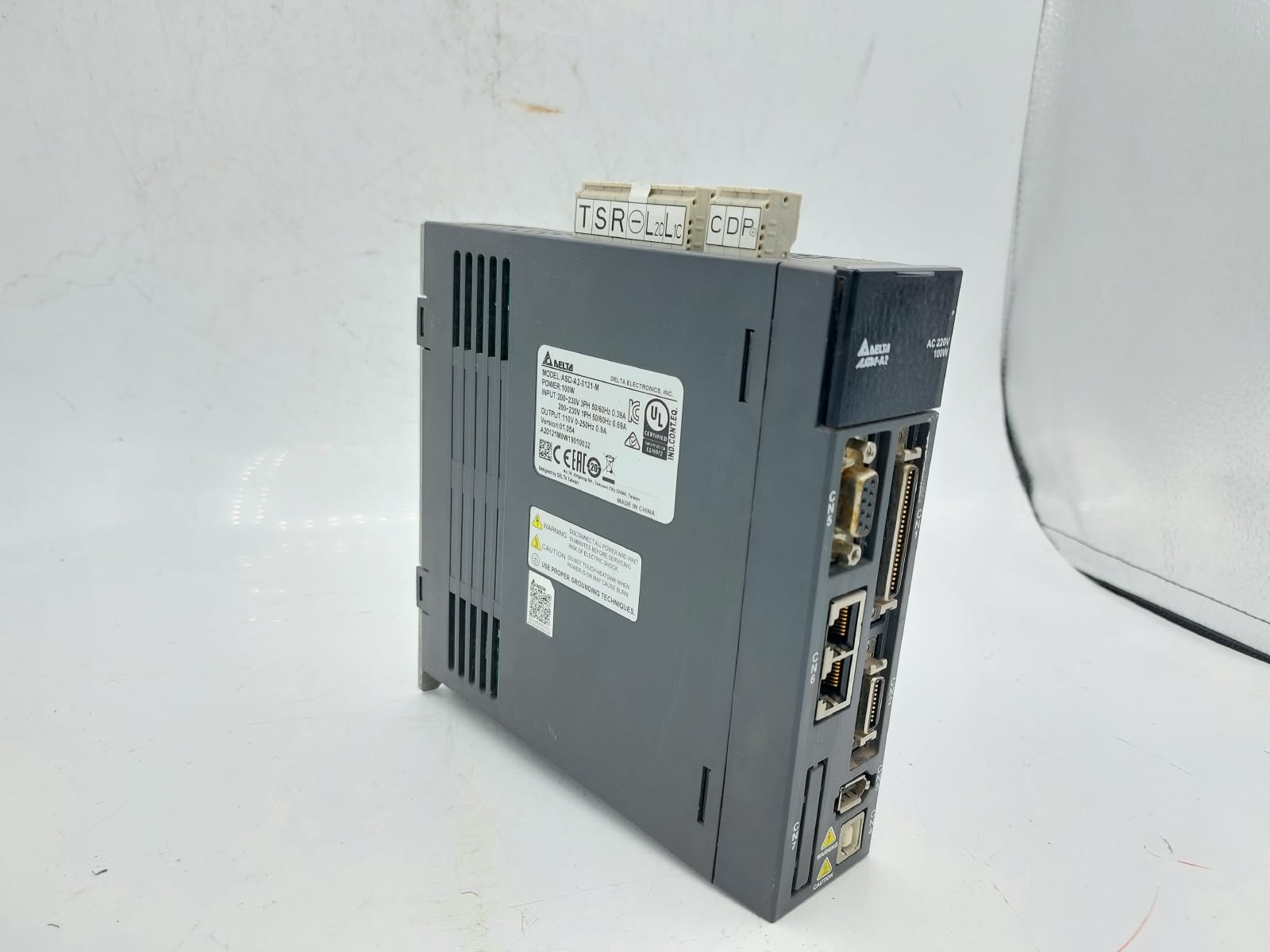 Delta ASD-A2-0121-M ASDA-A2 AC Servo Drive 100W 200-230V Used - Image 4
